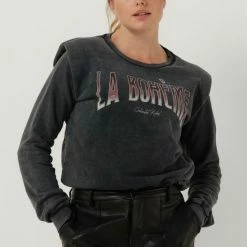 Colourful Rebel La Bohème Trui Grijs Dames - Loose Fit - Katoen - M -Dameskleding Verkoop 550x771 5
