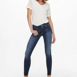ONLY ONLBLUSH LIFE MID SK DNM REA837 Dames Skinny Jeans - Maat XL X L30 -Dameskleding Verkoop 550x779 5