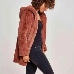 Urban Classics Winterjas -XS- Hooded Teddy Roze 8 Urban Classics Winterjas -XS- Hooded Teddy Roze -Dameskleding Verkoop 550x791 21