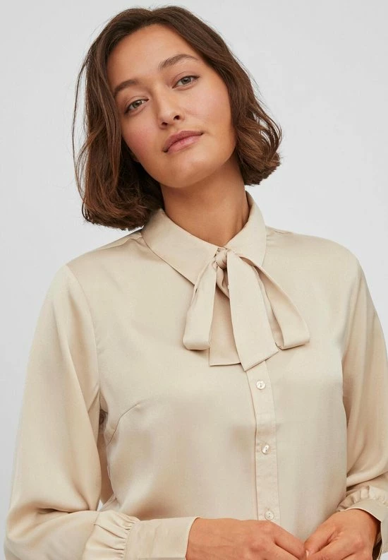 Vila Blouse Vielma L/s Shirt 14079469 Frosted Almond Dames Maat - W42 6 Vila Blouse Vielma L/s Shirt 14079469 Frosted Almond Dames Maat - W42 - Afbeelding 6