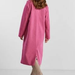 Pieces Jas Pcnili Long Coat 17128918 Rose Violet/melange Dames Maat - L -Dameskleding Verkoop 550x794 9