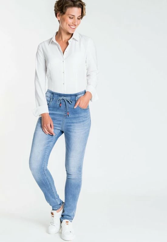 Blauwe Broek Van Je M'appelle - Dames - Maat L - 8 Maten Beschikbaar 1 Blauwe Broek Van Je M'appelle - Dames - Maat L - 8 Maten Beschikbaar