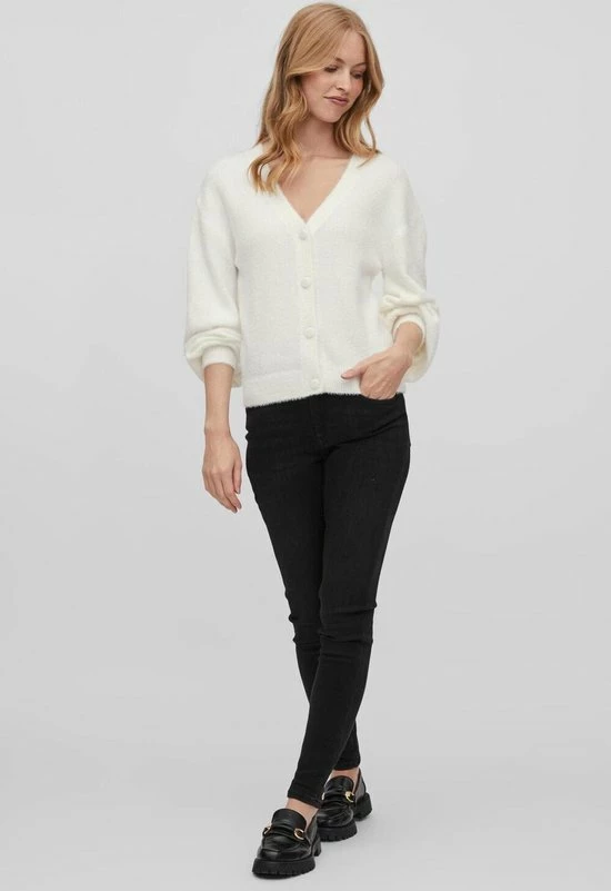 VILA VILAJULI LS OVERSIZE REV KNIT CARDI-NOOS Dames Vest - Maat XL 5 VILA VILAJULI LS OVERSIZE REV KNIT CARDI-NOOS Dames Vest - Maat XL - Afbeelding 5