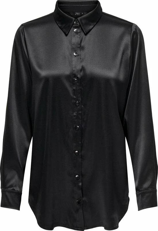 ONLY ONLVICTORIA LS LOOSE SATIN SHIRT NOOSWVN Dames Shirt - Maat L 2 ONLY ONLVICTORIA LS LOOSE SATIN SHIRT NOOSWVN Dames Shirt - Maat L - Afbeelding 2