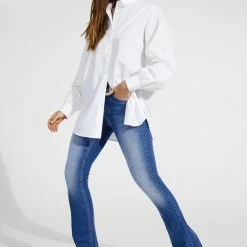 ONLY ONLBLUSH LIFE MID FLARED BB REA1319 NOOS Dames Jeans - Maat XS X L34 -Dameskleding Verkoop 550x806 4