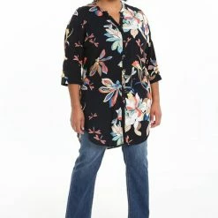 Paprika Lang Hemd 'Doris' Met Libellenmotief Doris 18 Paprika Lang Hemd 'Doris' Met Libellenmotief Doris -Dameskleding Verkoop 550x811 16