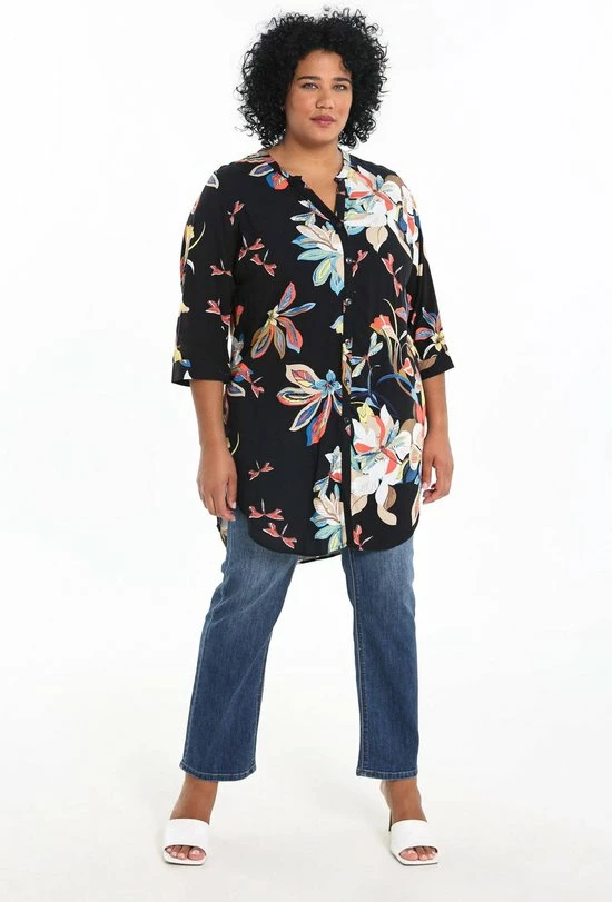 Paprika Lang Hemd 'Doris' Met Libellenmotief Doris 9 Paprika Lang Hemd 'Doris' Met Libellenmotief Doris - Afbeelding 9