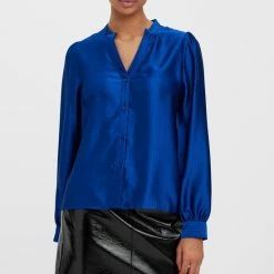 Vero Moda Blouse Vmnadia L/s Shirt Wvn Btq 10278950 Sodalite Blue Dames Maat - M 7 Vero Moda Blouse Vmnadia L/s Shirt Wvn Btq 10278950 Sodalite Blue Dames Maat - M -Dameskleding Verkoop 550x812 6