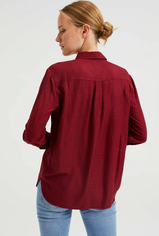 WE Fashion Dames Blouse Met Dessin 4 WE Fashion Dames Blouse Met Dessin - Afbeelding 4