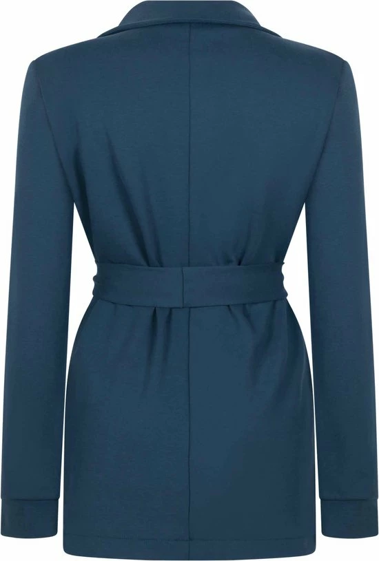 Zoso Blazer Romy Punto Jacket 224 0130 Petrol Dames Maat - S 1 Zoso Blazer Romy Punto Jacket 224 0130 Petrol Dames Maat - S