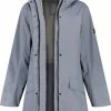 MGO Leisure Wear MGO Fire Jack - Regenjas Dames - Waterdichte Parka - Blauw - Maat S