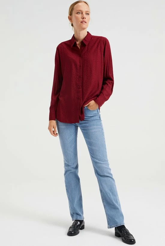 WE Fashion Dames Blouse Met Dessin 3 WE Fashion Dames Blouse Met Dessin - Afbeelding 3