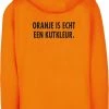 Merkloos Hoodie - WK Oranje Is Echt Een Kutkleur - SoBAD. - Oranje Hoodie Dames - Oranje Hoodie Heren - Oranje Sweater Nederlands Elftal - WK Voetbal 2022 Hoodie - WK Voetbal 2022 Kleding - Nederlands Elftal Voetbal Trui - Koningsdag