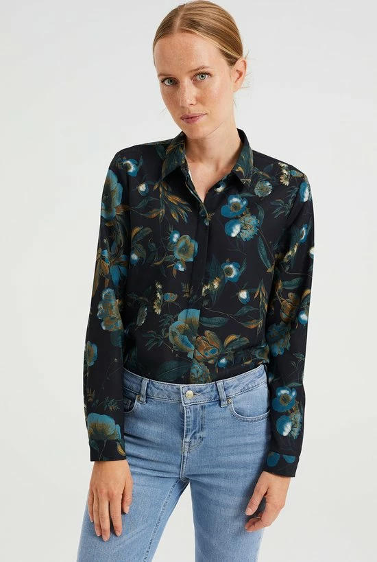 WE Fashion Dames Geweven Blouse 2 WE Fashion Dames Geweven Blouse - Afbeelding 2