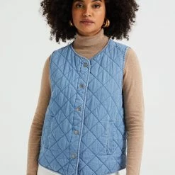 WE Fashion Dames Spijkergilet. -Dameskleding Verkoop 550x820 8