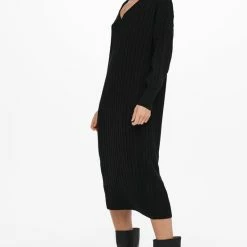 ONLY ONLNEW TESSA L/S MIDI V DRESS KNT NOOS Dames Jurk - Maat XS -Dameskleding Verkoop 550x821 5