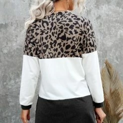 Merkloos Lange Vest Dames - Luipaardprint - Valena - Maat XL -Dameskleding Verkoop 550x823 18