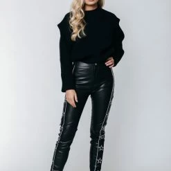 Colourful Rebel Chloe Star Broek Zwart Dames - Katoen - L