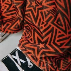 Colourful Rebel Star Velvet Broek Oranje Dames - Wijduitlopende Fit - Polyester - L -Dameskleding Verkoop 550x824 164