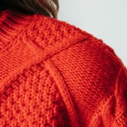 Colourful Rebel Olivia Trui Oranje Dames - Basic Fit - Katoen - S -Dameskleding Verkoop 550x824 51