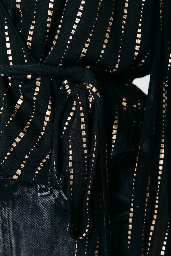 Colourful Rebel Safi Blouse Zwart Dames - Basic Fit - Polyester - S 4 Colourful Rebel Safi Blouse Zwart Dames - Basic Fit - Polyester - S - Afbeelding 4