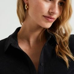 WE Fashion Dames Corduroy Overhemdjurk Met Strikceintuur -Dameskleding Verkoop 550x825 114