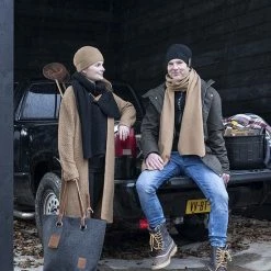 Knit Factory Luna Lang Gebreid Dames Vest - Bordeaux - 40/42 -Dameskleding Verkoop 550x825 218