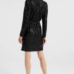 WE Fashion Dames Jurk Met Pailletten -Dameskleding Verkoop 550x825 298