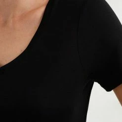 WE Fashion Dames T-shirt Van Lyocell - Maat XL 34 WE Fashion Dames T-shirt Van Lyocell - Maat XL -Dameskleding Verkoop 550x825 394