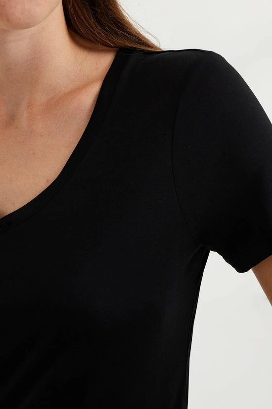 WE Fashion Dames T-shirt Van Lyocell - Maat XL 9 WE Fashion Dames T-shirt Van Lyocell - Maat XL - Afbeelding 9