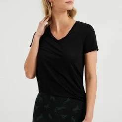 WE Fashion Dames T-shirt Van Lyocell - Maat XL 45 WE Fashion Dames T-shirt Van Lyocell - Maat XL -Dameskleding Verkoop 550x825 396