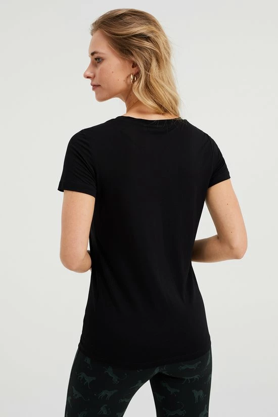 WE Fashion Dames T-shirt Van Lyocell - Maat XL 21 WE Fashion Dames T-shirt Van Lyocell - Maat XL - Afbeelding 21