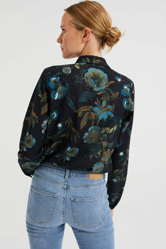 WE Fashion Dames Geweven Blouse 3 WE Fashion Dames Geweven Blouse - Afbeelding 3