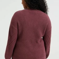 WE Fashion Dames Grofgebreide Trui - Curve -Dameskleding Verkoop 550x825 454