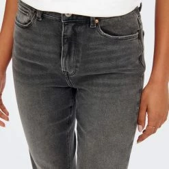 Only Jeans Onlemily Stretch Hw St Ank Cro614 N 15259634 Dark Grey Denim Dames Maat - W31 X L32 -Dameskleding Verkoop 550x825 456