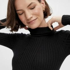 PIECES PCCRISTA LS ROLL NECK KNIT BC Dames Coltrui - Maat M -Dameskleding Verkoop 550x825 47