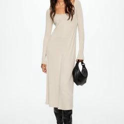 Mango Jurk Geribde Midijurk 37025815 07 Dames Maat - L -Dameskleding Verkoop 550x825 474