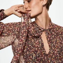 Mango Blouse Blouse Met Strik En Print 37013841 99 Dames Maat - S 9 Mango Blouse Blouse Met Strik En Print 37013841 99 Dames Maat - S -Dameskleding Verkoop 550x825 499