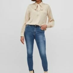 Vila Blouse Vielma L/s Shirt 14079469 Frosted Almond Dames Maat - W42 9 Vila Blouse Vielma L/s Shirt 14079469 Frosted Almond Dames Maat - W42 -Dameskleding Verkoop 550x825 546