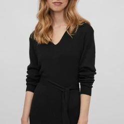 VILA VIMARLA COLLAR L/S KNIT DRESS Dames Jurk - Maat XL -Dameskleding Verkoop 550x825 58