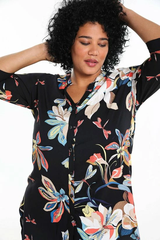 Paprika Lang Hemd 'Doris' Met Libellenmotief Doris 8 Paprika Lang Hemd 'Doris' Met Libellenmotief Doris - Afbeelding 8