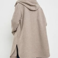 GERRY WEBER Dames Korte Mantel Van La Lana Moretta-wol Nude-42 -Dameskleding Verkoop 550x827