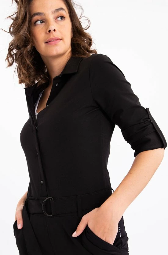 Zwarte Jumpsuit Van Je M'appelle - Dames - Travelstof - Maat 2XL - 1 Maat Beschikbaar 3 Zwarte Jumpsuit Van Je M'appelle - Dames - Travelstof - Maat 2XL - 1 Maat Beschikbaar - Afbeelding 3