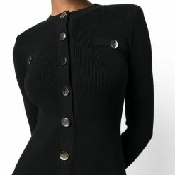 Liu Jo Jurk Gouden Knopen Zwart Maat : M -Dameskleding Verkoop 550x834 1